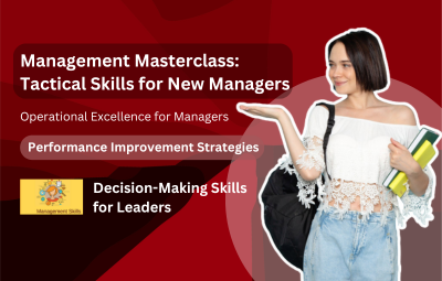 Management Masterclass: Tactical Skills for New Managers - Udemy